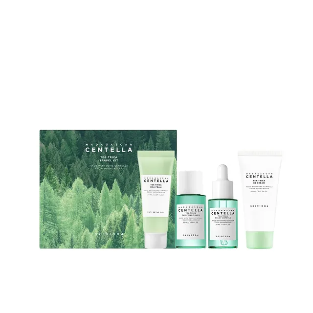 SKIN1004 Madagascar Centella Tea-Trica Kit de Voyage - 4 Pièces